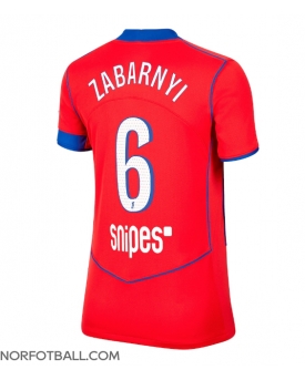 Billige Fotballdrakt Paris Saint-Germain Illia Zabarnyi #6 Replika Tredjedrakt Dame 2025-26 Kortermet